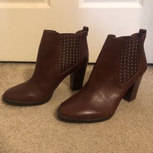 Antonio Melani Eadie Leather Booties: Size 8.5